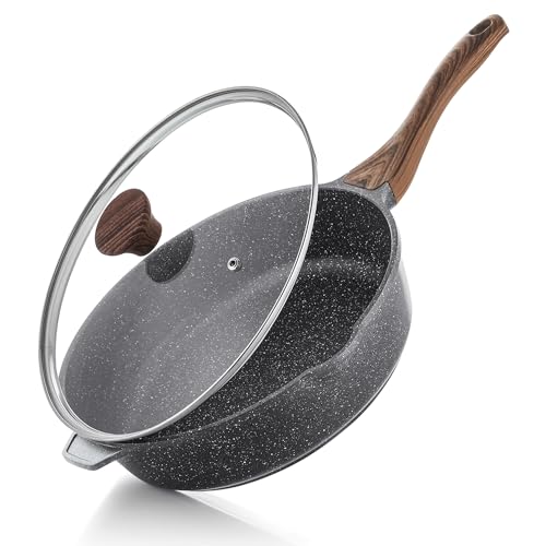SENSARTE Nonstick Deep Frying Pan...