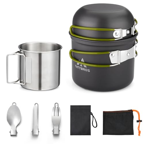 Camping Cookware Kit Backpacking, 0.33Gal...