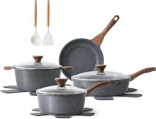 SENSARTE Nonstick Cookware Set 13-Piece,...