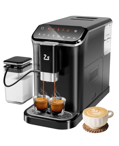 Festisoul Fully Automatic Espresso Machine 20 Bar PID Grinder Milk Frother