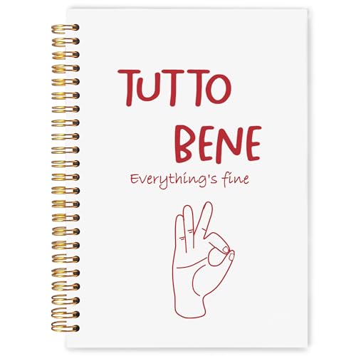 WARDOS Italian Inspirational Notebook Journal...