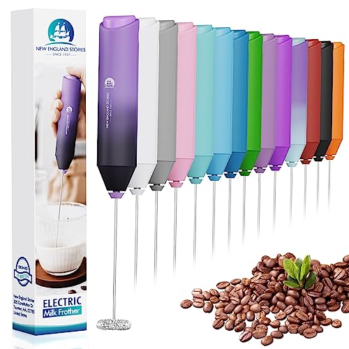 Powerful Milk Frother Handheld Foam...
