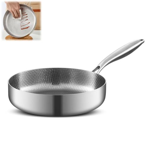 Pure Titanium Hammered Non-Stick Frying...