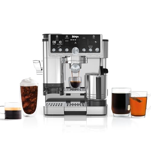 Ninja Luxe Café Pro ES701 espresso, drip, cold brew with built-in grinder and hands-free frother