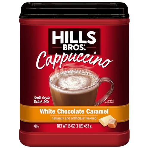 Hills Bros. White Chocolate Caramel Cappuccino 16 oz