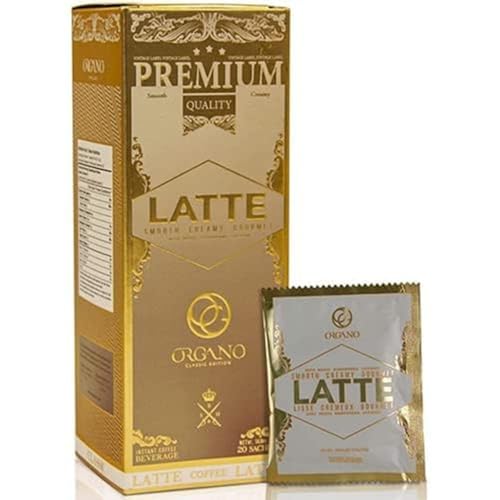 ORGANO Gourmet Cafe Latte with Ganoderma, 20 Sachets