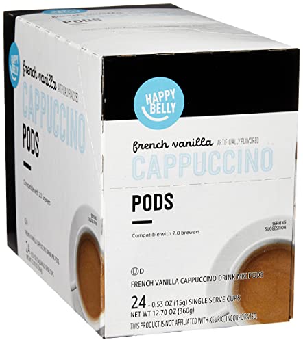 Happy Belly French Vanilla Cappuccino Pods 24 count