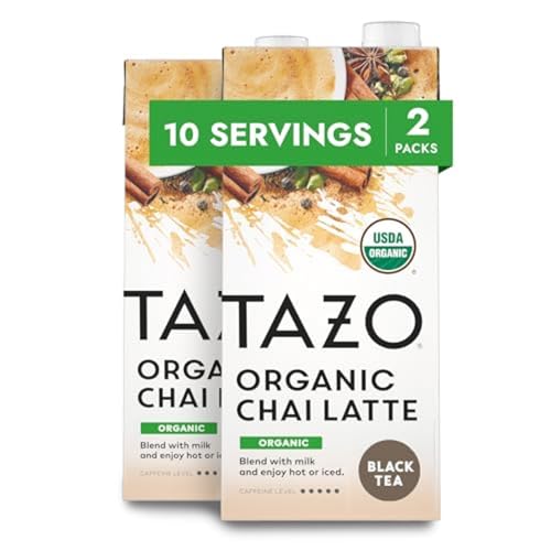 TAZO Organic Chai Latte Concentrate, 2-Pack