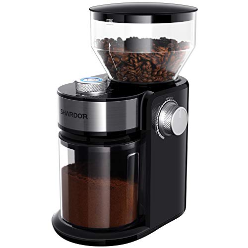 SHARDOR Electric Burr Coffee Grinder 2.0, 16 Settings
