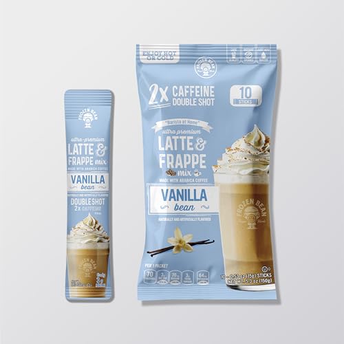 Frozen Bean Vanilla Bean Latte Sticks