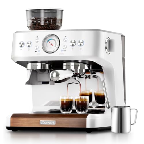 COUPLUX Espresso Machine with Grinder 58MM Café 2026 Upgraded Anti-Static