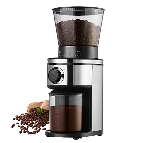 Ollygrin Burr Coffee Grinder, 30 Adjustable Settings