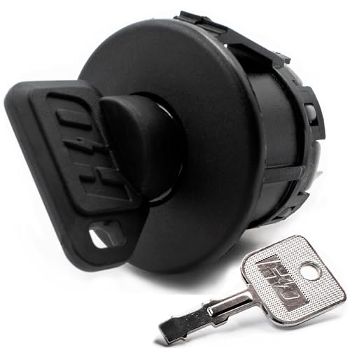 Ignition Switch Easy Snap-in Replacement for Toro LX420, LX423, LX425, LX426, LX427, LX460 - OEM Upgrade W/2 Keys - HD Switch