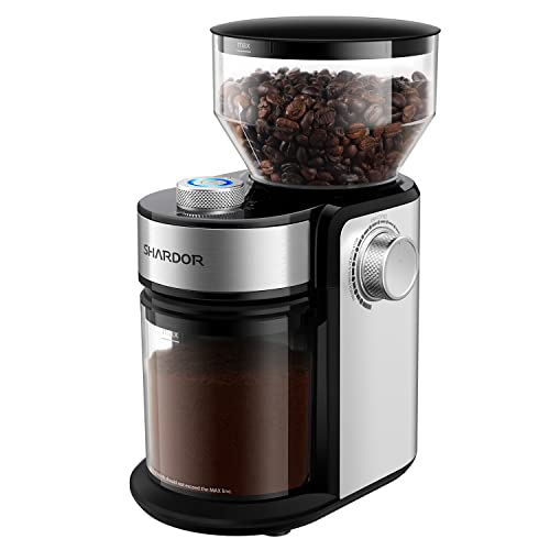 SHARDOR Burr Coffee Bean Grinder Electric, 16 Settings