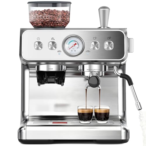COWSAR 20-Bar Espresso Machine with Grinder
