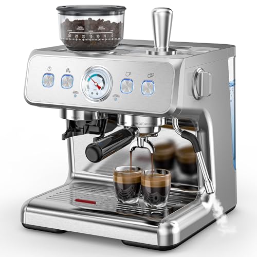 COWSAR 15-Bar Espresso Machine with Grinder